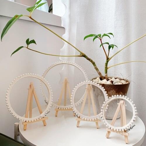 Creative Lace Jewelry Storage Rack Earring Display Stand Lady Jewelry Shelf Vanity Organizer House Ferris Wheel Shaped Ornaments