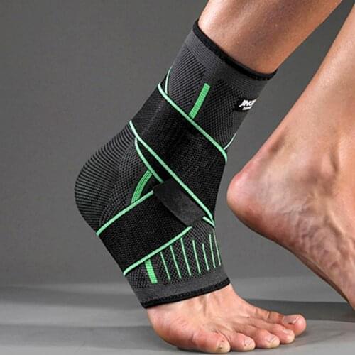 Comfortable to Wear Nylon Elastic Bandage Support Ankle Protector for Gym