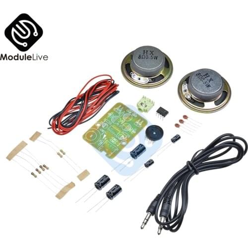 AMP-1 TDA2822M Power Amplifier Amplify Module DIY Kit Electronic Production for Arduino Diy Kit Electronic PCB Board Module