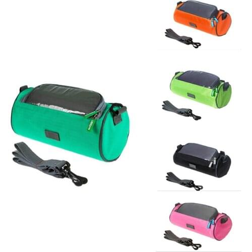 5 Colors Outdoor Cycling Bicycle Front Frame Pannier Tube Bag Water proof Mobile Phone Pouch Holder Bike Mtb Bags Handlebar