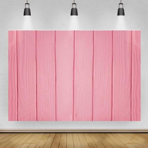 Pink Wide Thick Wood Board Plank Photography Backdrops Newborn Baby Shower Vinyl Photographic Backgrounds Photophone Shoot