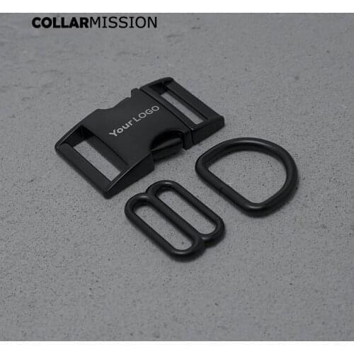 50pcs/lotEngraved 25mm (metal buckle+adjust buckle+D ring)for garment luggage backpack dog collar DIY accessory 8 Colours