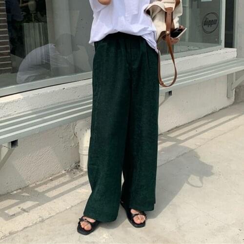 HziriP Women's Wide Trousers