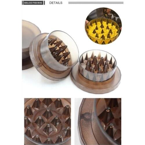 Bait Grinder Brown Portable Bait Crusher Grinder Fishing Tools Accessories
