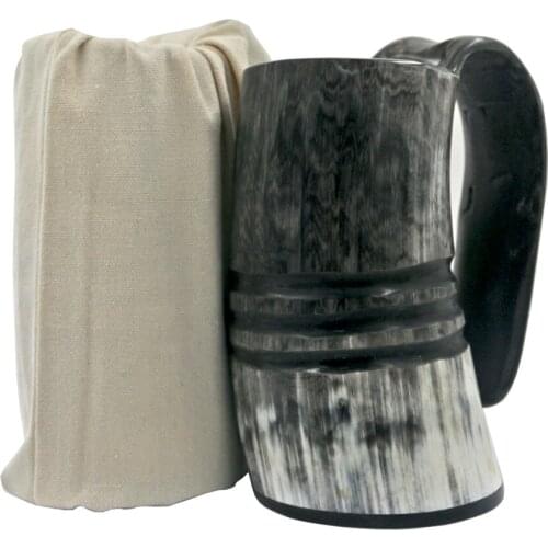 Viking Mug Drinking Horn Tankard Authentic Medieval Inspired Beer Cup