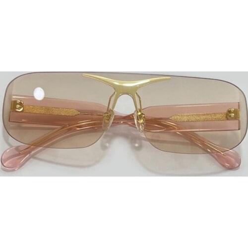 Fashion Rectangle Sunglasses Women Men Brand Design Driving One Piece Sun Glasses Female Vintage Shades UV400