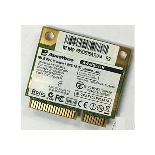 SSEA New Network Card for Ralink RT3090BC4 AzureWave AW-NB041 Half Mini PCI-E wifi Bluetooth3.0 Wireless Card 802.11 b/g/n