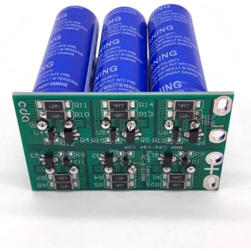 2021 New 6pcs 16V 16.6F Super Capacitor High Current 2.7V 100F Double Row Ultracapacitor