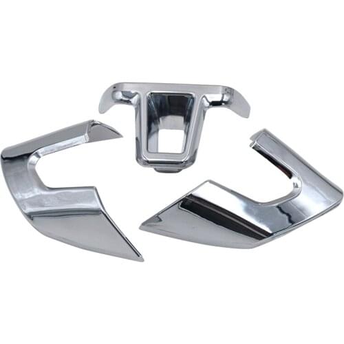 NEW-Chrome Steering Wheel Trim Sticker Cover Decor Fit for Golf Bora JETTA MK5 6