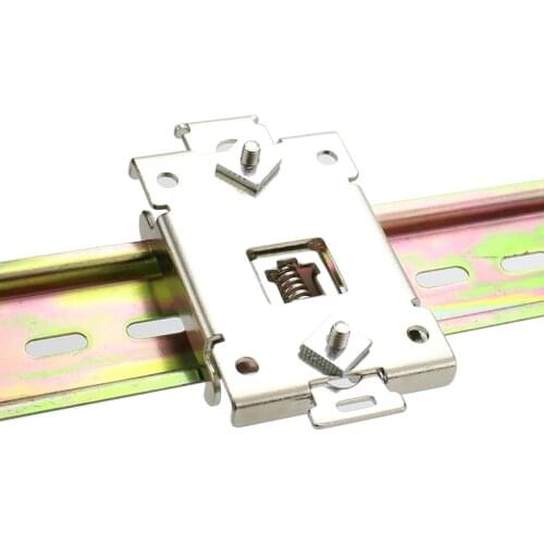 Single phase SSR 35MM DIN rail fixed solid state relay clip clamp with 2 mounting screws
