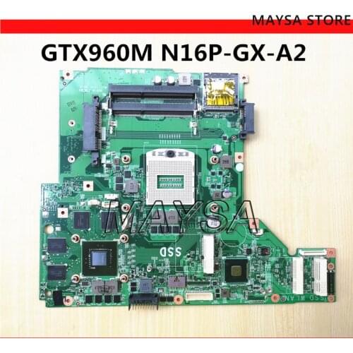 Oringal System Board Fit FOR MSI GE60 MS-16GC Laptop motherboard MS-16GC1 VER 1.1 DDR3