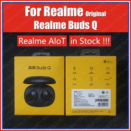 RMA215 Original Realme Buds Q tws Earbuds Wireless Bluetooth Earphones 3.6g IPX4 AloT PRODUCT