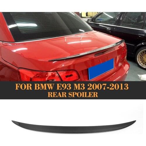 Carbon Fiber Rear Trunk Spoiler Wing for BMW E93 320i 325i 328i 330i 335i M3 2007 - 2013 Car Rear Wing Spoiler