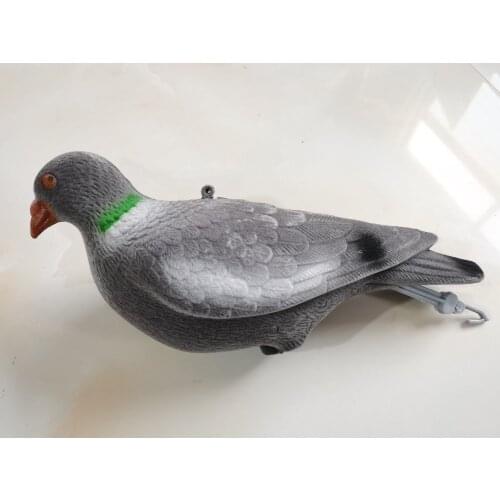 Whole Pigeon Plastic Pigeon Imitation Garden Ornaments Hunting Bait Pigeon Decoy Feral Flocking Gardens Tree Grass Decorate