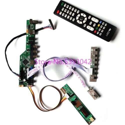 Fit LP171WP4(TL)(B1)/(TL)(B2)/(TL)(B3)/(TL)(B4)/(TL)(B5) 1440*900 VGA Remote TV analog 1CCFL 30-Pin LVDS control board kit