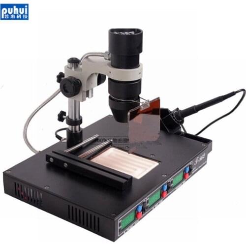 Puhui T862 600W IRDA Welder REWORK STATION SMD Desoldering Rework Station Infrared SMT SMD BGA Rework Station