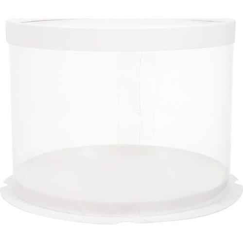 1pc Baking Cake Packing Box Dessert Packing Case Round Gift Package Box