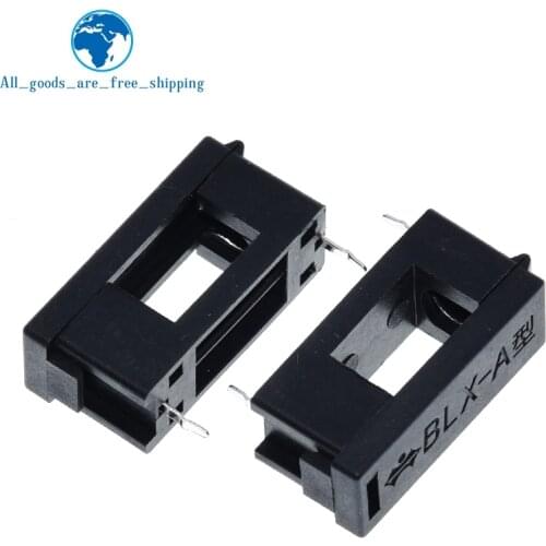 10PCS BLX-A type 5*20mm with cover fuse seat fuse pipe Fuse holder 5x20 fuse seat