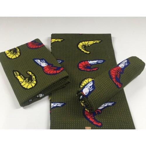 2021 Fashion Design Ankara African Style High Quality Real Wax 100% Cotton Fabric For Party Dress Making DIY Sewing Crafts