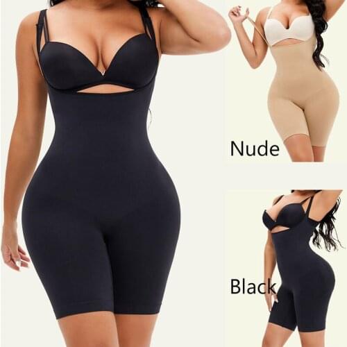 Seamless Full Body Shapewear Women Thigh Trimmer Curve Shaper Butt Lifter One Piece Slimming Underbust Shaping Underwear Clothes