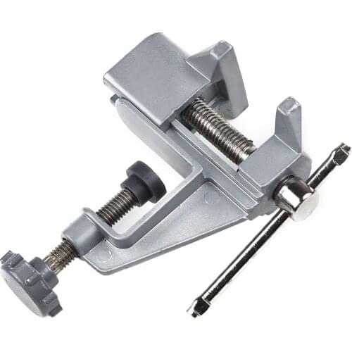 DIY Table Bench Vise Hobby Holding Workshop Clamp Jewelers Mini Silver