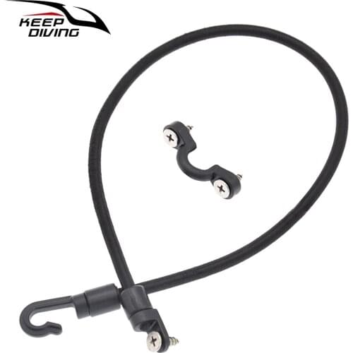 46CM Fishing Rod Fixed Rope Suit Stretch Elastic Bungee Cord Hooks Kayak Accessories Canoe Fishing Rod Safety Rope