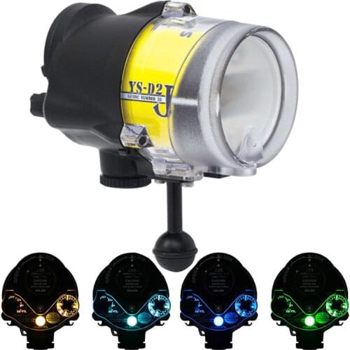 Diving Flashlight Sea&Sea YS-D2 Strobe for RX100 TG5 DSLR Camera Underwater Photography Accessories Waterproof 100m