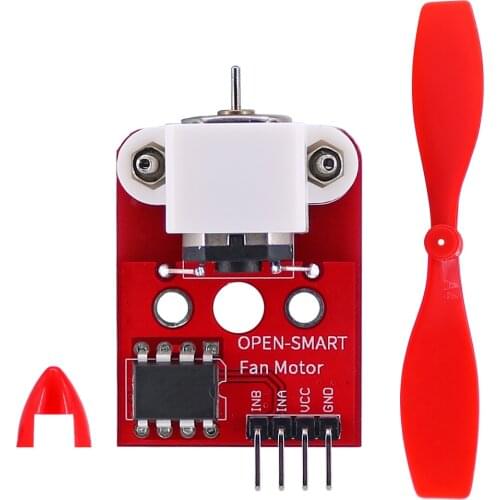 OPEN-SMART 5V 3.3V L9110H Fan Motor Module Fan Propeller Firefighting Robot For Arduino UNO R3 DIY