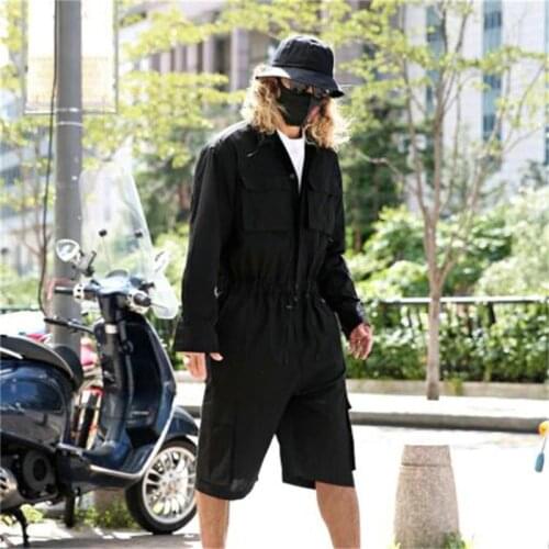 Mens 2021 commuter loose jumpers new black straps fashion work clothes jumpers casual pants