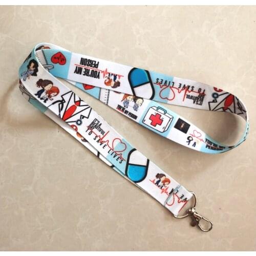 New Doctors Nurse Neck Strap Lanyards Badge Holder Rope Pendant Key Chain Accessorie