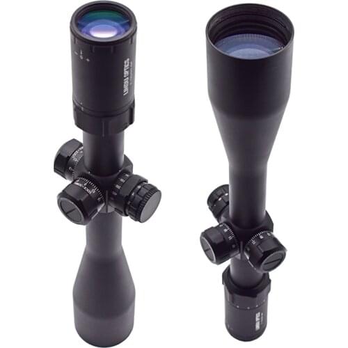 LINDU 4-16X44 HD optical lens side focus gun scope with etched glass illuminate reticle