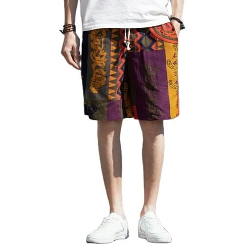Wholesale Plus Size 5XL Short Pants Men Printed Summer Bermuda Board Beach Jogger Shorts