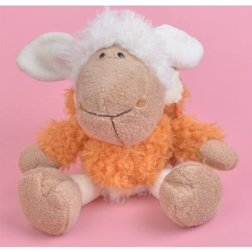 25cm-35cm Orange Cloth Sheep Plush Toy for Cute Baby/ Kids Gift, Plush Doll Free Shipping