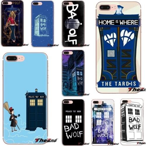 Transparent TPU Cases Cover For Xiaomi Redmi 2 S2 3 3S 4 4A 5 5A 5 6 6A 7A 9 9T 9C 9A Pro Pocophone F1 Doctor Who Bad Wolf