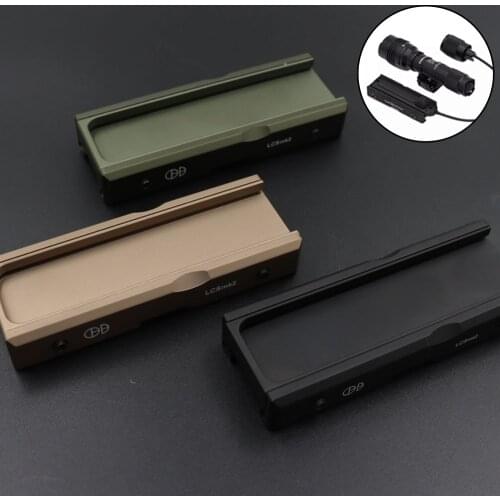 Tacticlal Protac STREAMLIGHT Flashlight Holder Metal Flashlight Rat Tail Slot Switch Guide Fish Bone plug-in Universal 20mm