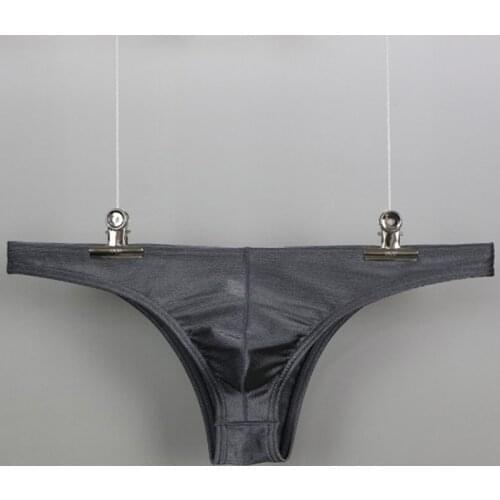 Sexy Men G-string and Thongs U Pouch Panties Comfortable Solid Man Underwear Male Cueca Bikini Jockstrap Brief Gay Underwear