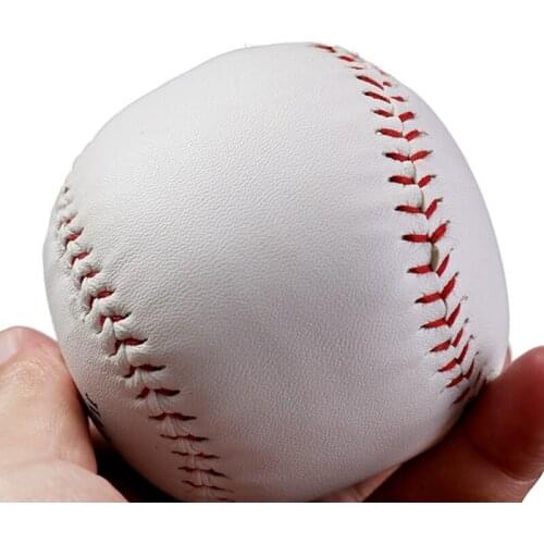 10 Inches Universal Handmade Baseballs PU Hard Soft Baseball Balls Softball Ball Training Exercise Baseball Balls 2019 New