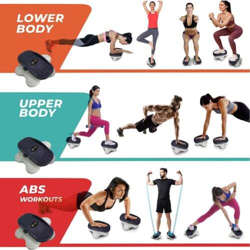 1 Box 2pcs Fitness Sports Exercise Twister Board Lightweight Noiseless Waist Twisting Machine For Abdominal Leg And Waist