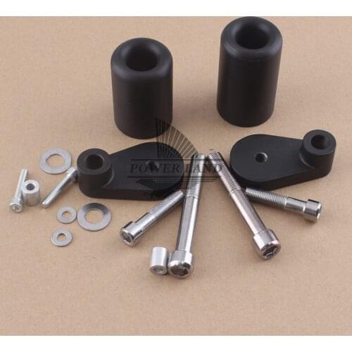 Motorcycle Falling Protectors Parts No Cut Delrin Frame Slider Anti Crash Frame Caps Black for Honda CBR 100 RR 2004-2005