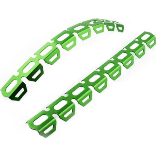 Green Motorcycle Aluminum Exhaust Muffler Pipe Heat Shield Guard Cover For BMW R1200GS LC /ADV 2014-2017 F800GS F700GS F650GS