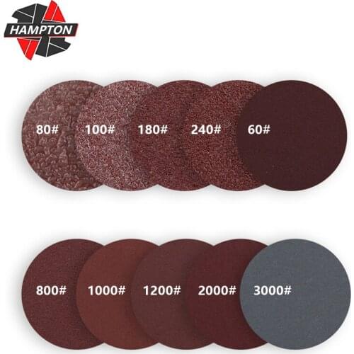 10pcs 1inch Sanding Paper 80-3000 Grit Round Sanding Disc Polish For Polishing Tools Sanding Disc Round Sanding Pad
