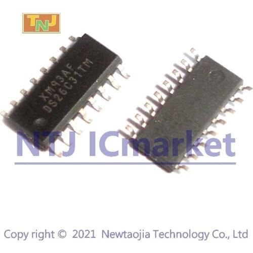 10 PCS DS26C31TM SOP-16 DS26C31 CMOS Quad TRI-STATE IC CHIP