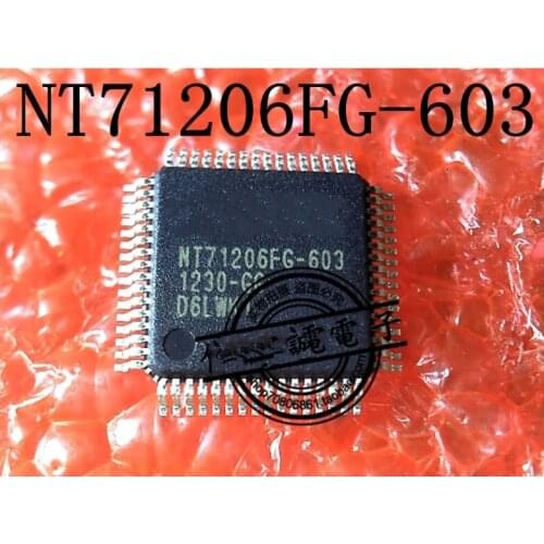 5piece~20piece/LOT NT71206FG-603 NT71206FG NT71206 TQFP64 LCD screen chip NEW Original In stock