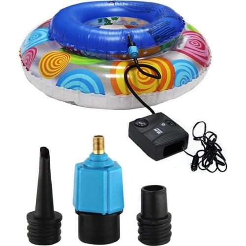 Car Pump Inflatable Bed Pool Row Adapter Inflatable Rowing Boat Air Valve Adaptor Board Stand Up Paddle Kayak Surfing Accessory