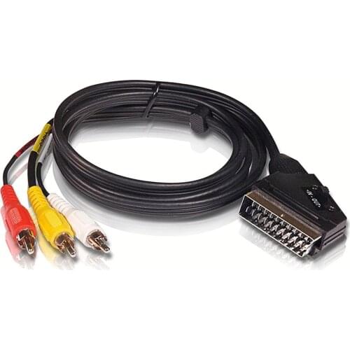 AV SCART Audio Video Cable TV Lead for Nintendo Entertainment System for NES Console