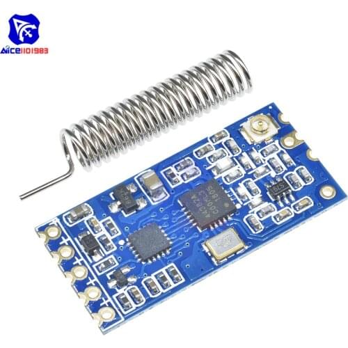 HC-12 SI4463 Wireless Serial Port Microcontroller 433Mhz Max 100MW 1000M Distance Wireless Module Replace Bluetooth DC3.2-5.5V