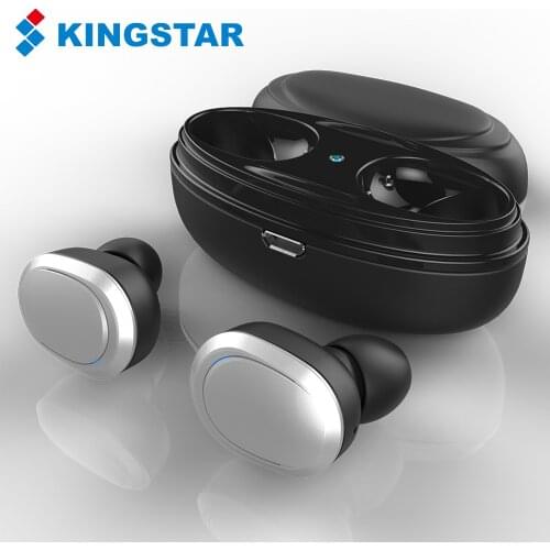 KINGSTAR T12 Wireless Headphones Bluetooth Earbuds Stereo Earphone with Microphone Sport Handsfree Headsets With Charging Box