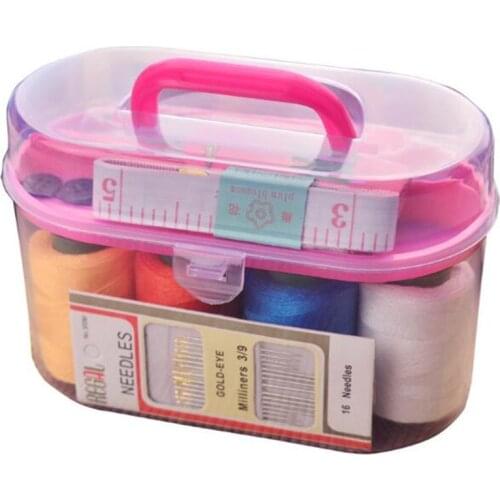Large Sewing Box Set Household Portable 10 Piece Set Mini Tool Sewing Thread Multi-function Sewing Kit