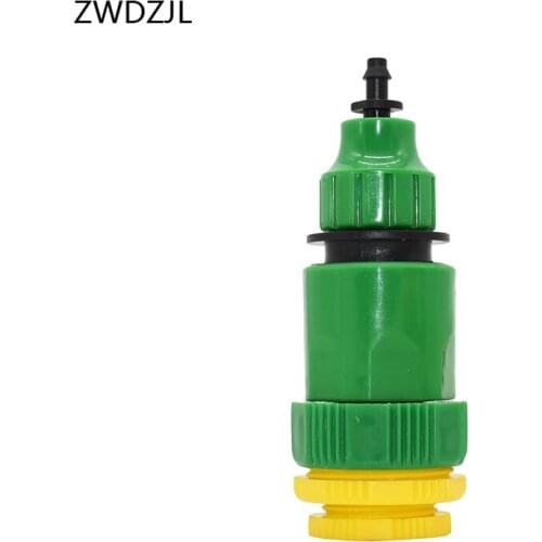 Irrigation quick connector Female thread 1/2 3/4 1" To the 1/4" 3/8" hose adapter Telescopic Joint Garden Water Hose tap 1PCS