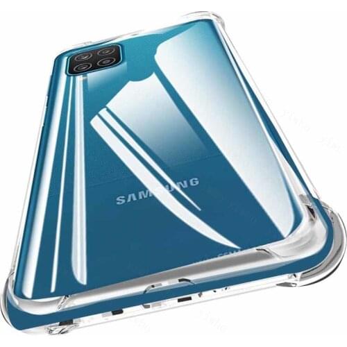 Case For Samsung Galaxy A12 TPU Silicone Clear Bumper Soft Case For Samsung A12 a32 a42 a52 a75 5g Transparent Phone Back Cover